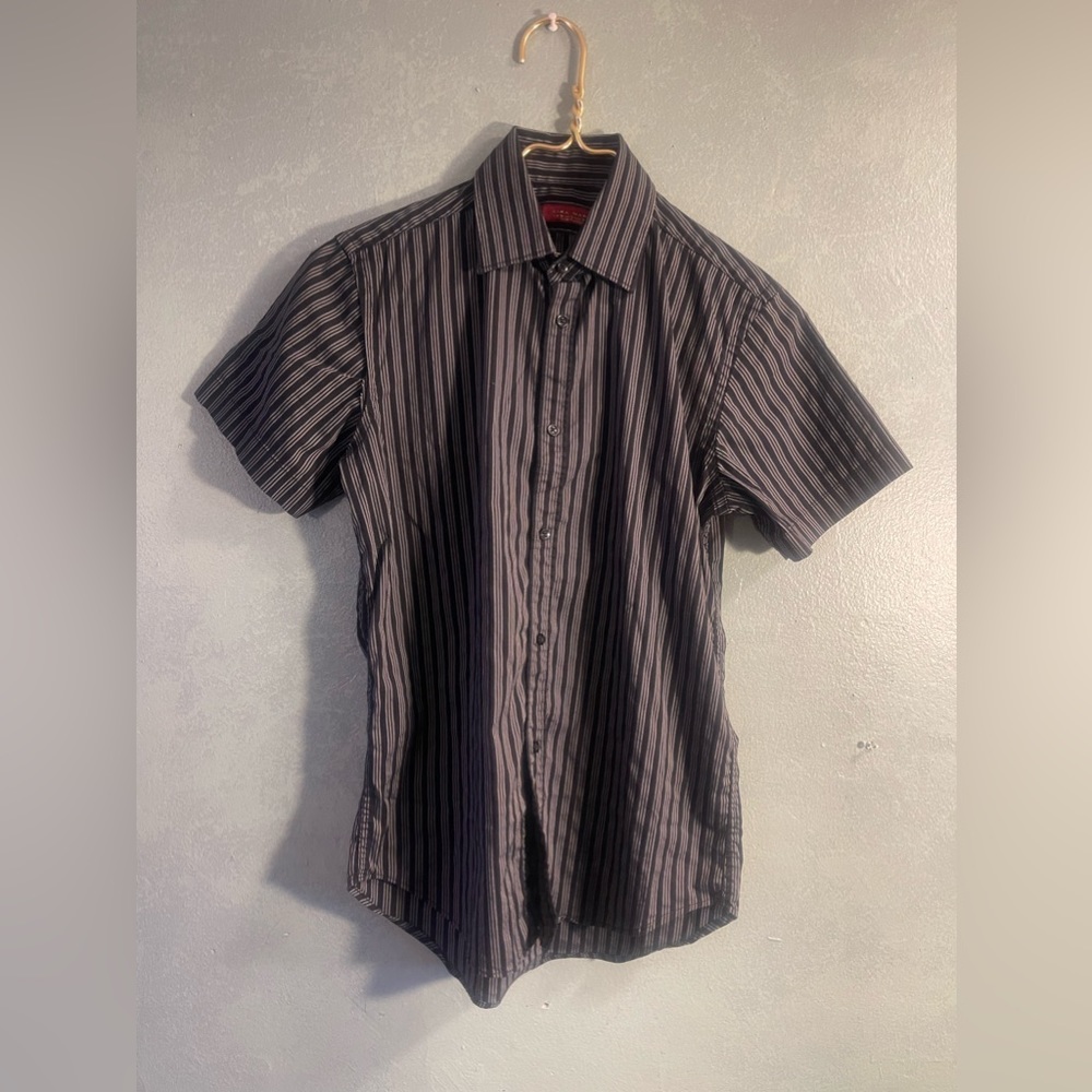 Zara Man Short Sleeve Button